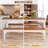 3-piece Dining Set With 2 Benches, 63" Table