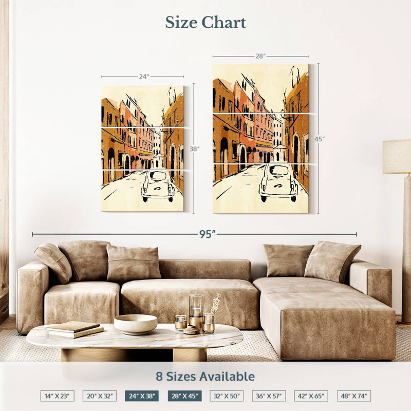 Sireci Euro Voyage I, 38" H x 24" W