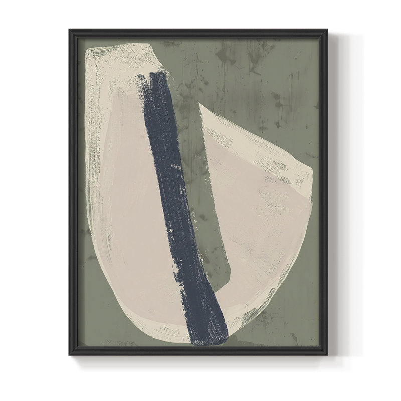 Papier découpé encadré IV - Bois massif, Noir, H 14 po x l 11 po