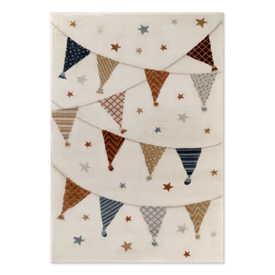 Adventures Children's Rug by Hanse Home - Play Rug, Crawling Rug, Modern Playful Design, Soft Rug Children's Room, Teenager's Room, Living Room