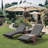 All-Weather Patio Chaise Lounge Cushion With 28D High-Density Foam, Waterproof Fabric, And Washable Cover For Pool And Garden Recliners-478495100