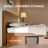 Japanese Joinery Craft Solid Wood Platform Bed with Integrated USB Charging-461811956-461811913