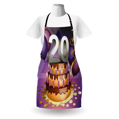 Birthday No Pattern Bib Apron