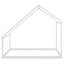 Lit pour maison simple en bois, conception semi-fermée pour le confort et la circulation de l'air, parfait pour les chambres de personnes-1063039159