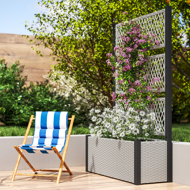 Raised Garden Bed, Charcoal Grey