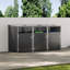 Garbage bin room