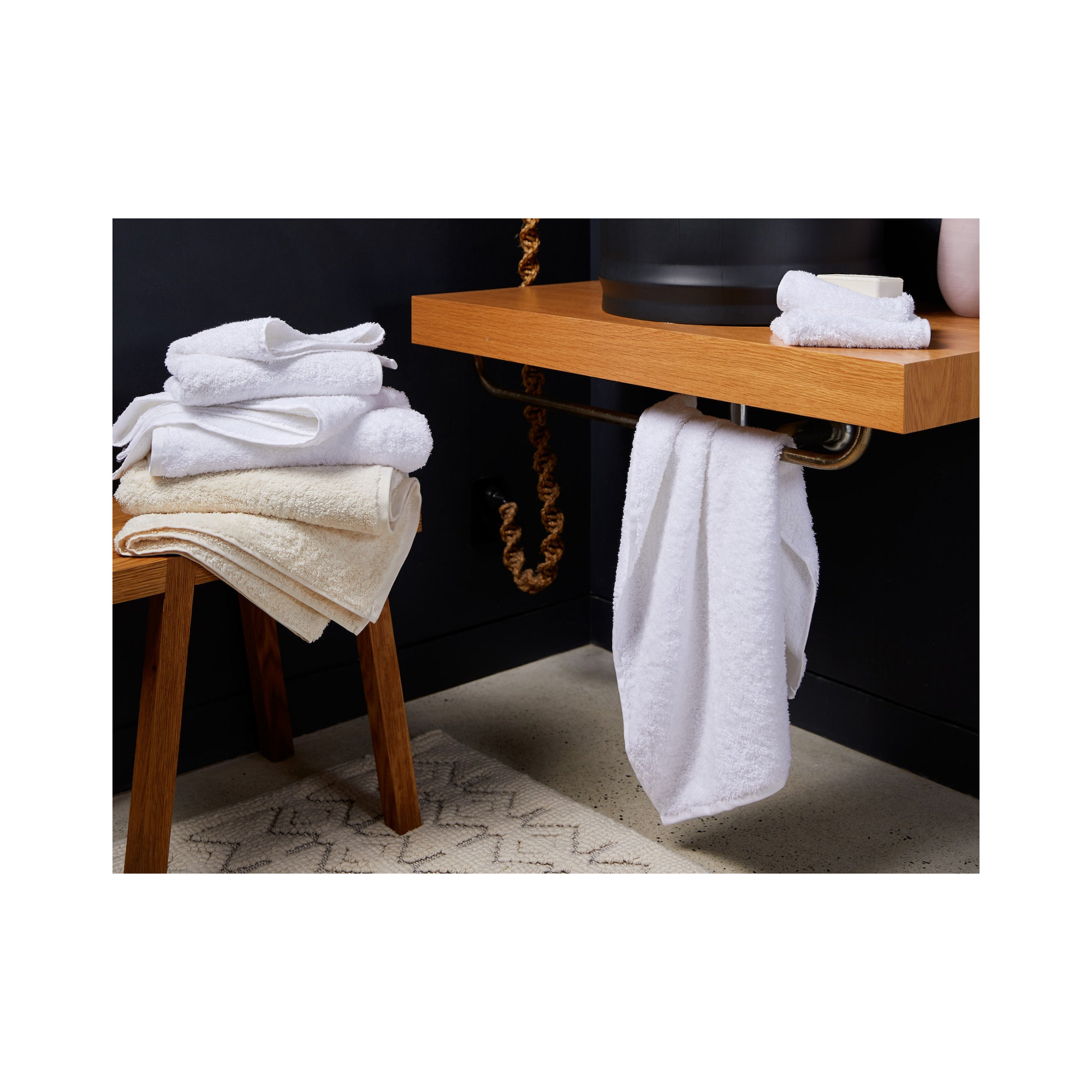 Cloud Loom Organic Bath Towel, Alpine White, Bath Towel - 1 Pack