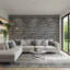 Denver 12" x 12" Natural Stone/Glass Linear Mosaic Wall & Floor Tile-40640759