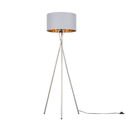 Misner 155cm Camden Tripod Floor Lamp with Large Reni Shade
