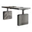 Modern Light Luxury White/Grey Sintered Stone Electric Height Adjustable Standing Desk-1839733077-1839733081