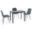 Clair Rectangular Glass Top Dining Table