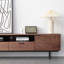 Meuble télé de luxe en noyer noir clair-105887523