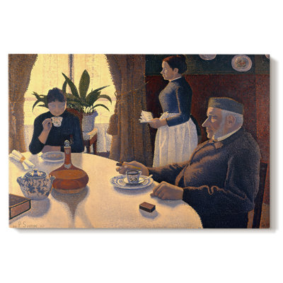 The Dining Room (Breakfast)-Paul Signac-Gallery Wrapped Canvas-1886–1887