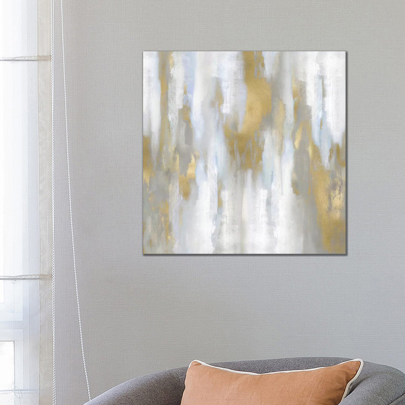 Apex Gold III 1 Piece Wrapped Canvas Painting, 66.04 cm H x 66.04 cm W x 3.175 cm D