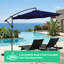 Parasol en porte-à-faux décalé en acier avec manivelle 120 po Haque-1821059794-1848393006
