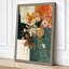 Geometric Bloom Arrangement Mid-Century - Wrapped Canvas-1558694119-1558694126