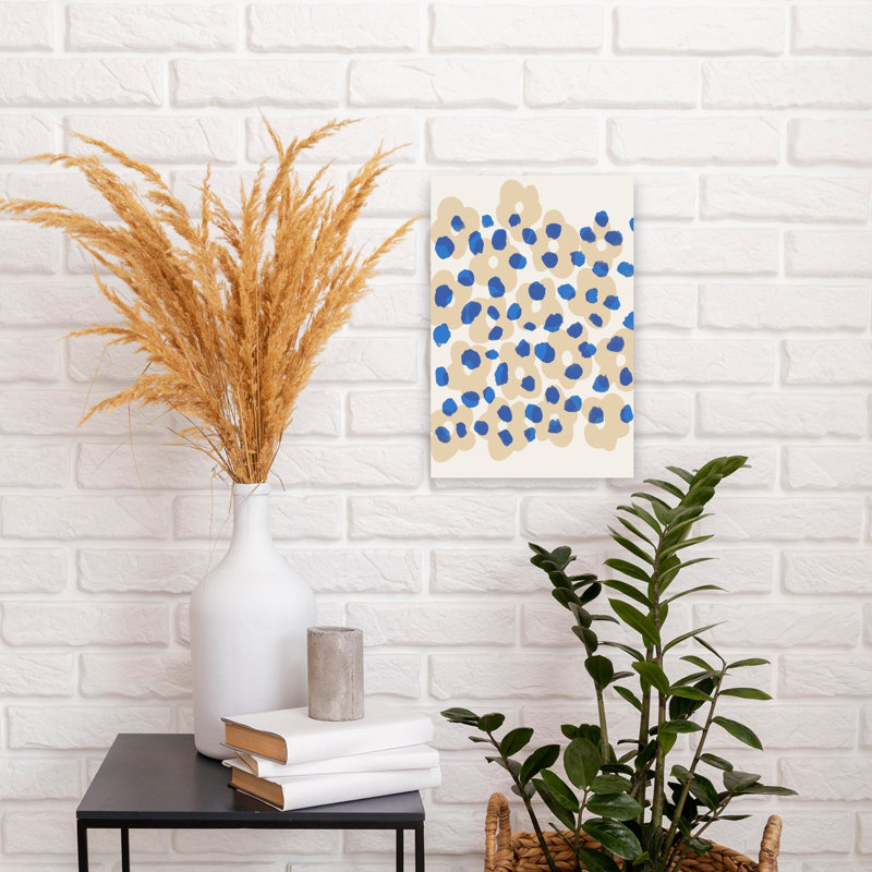 Art mural abstrait moderne minimaliste, H 18 po x l 12 po