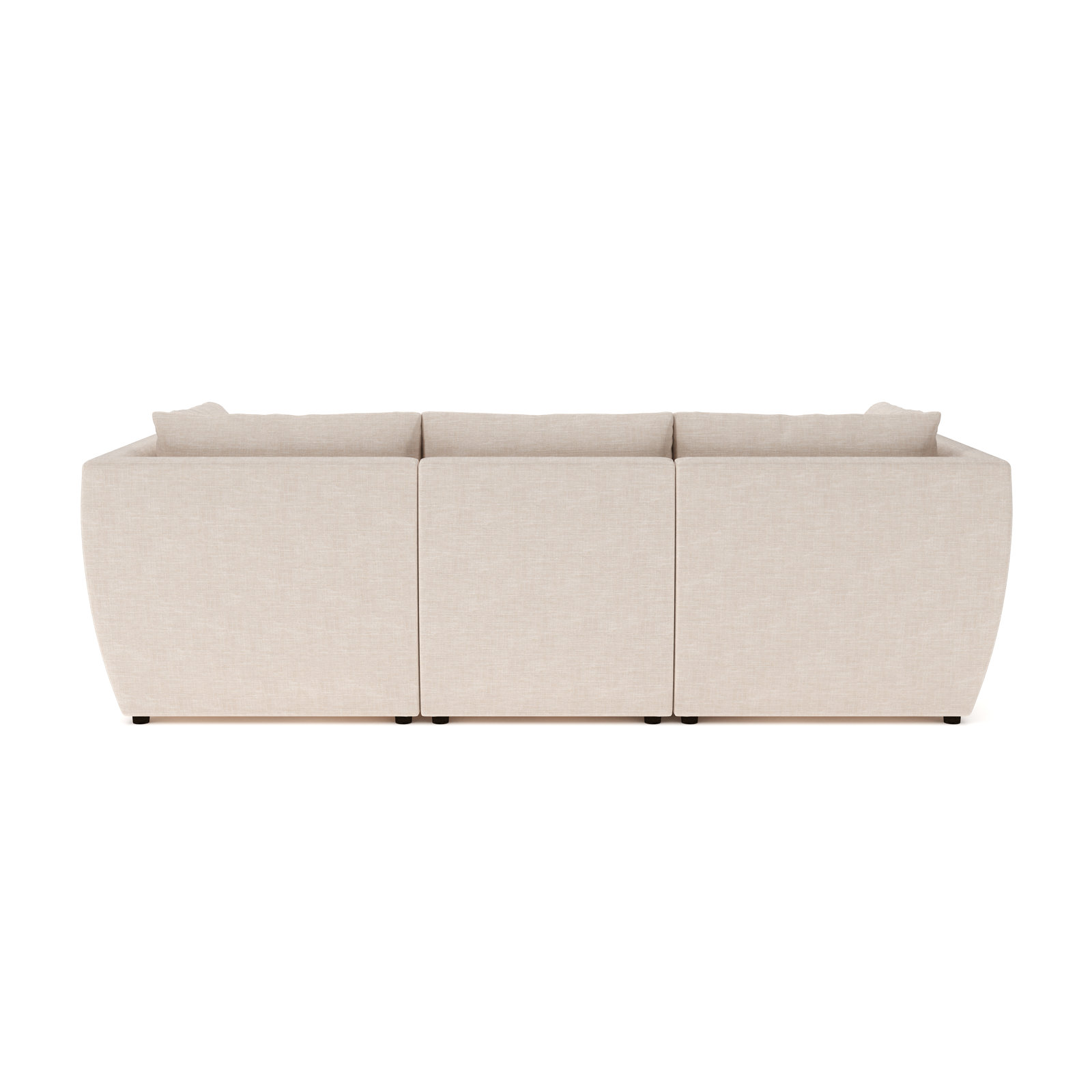 Halson 4-PC Modular Upholstered Sofa With Ottoman, Lena Sand