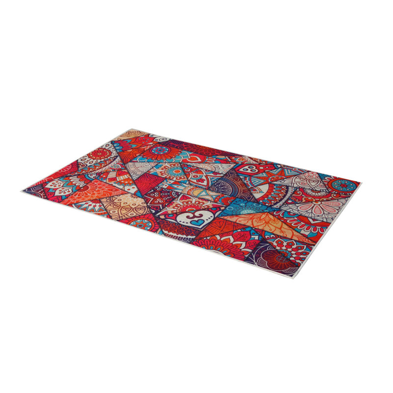 Premium Hall Carpet, 31.5 x 78.7 Inches | 100% Polyester, Antibacterial | 0.04 in Pile Height, Non-Slip Underside, Machine Washable | 3D Digital Printing | Ideal for Living Room & Entryway, Easy Maintenance