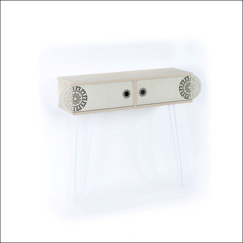 Superbe console à deux niveaux Lora Legs pour des intérieurs élégants