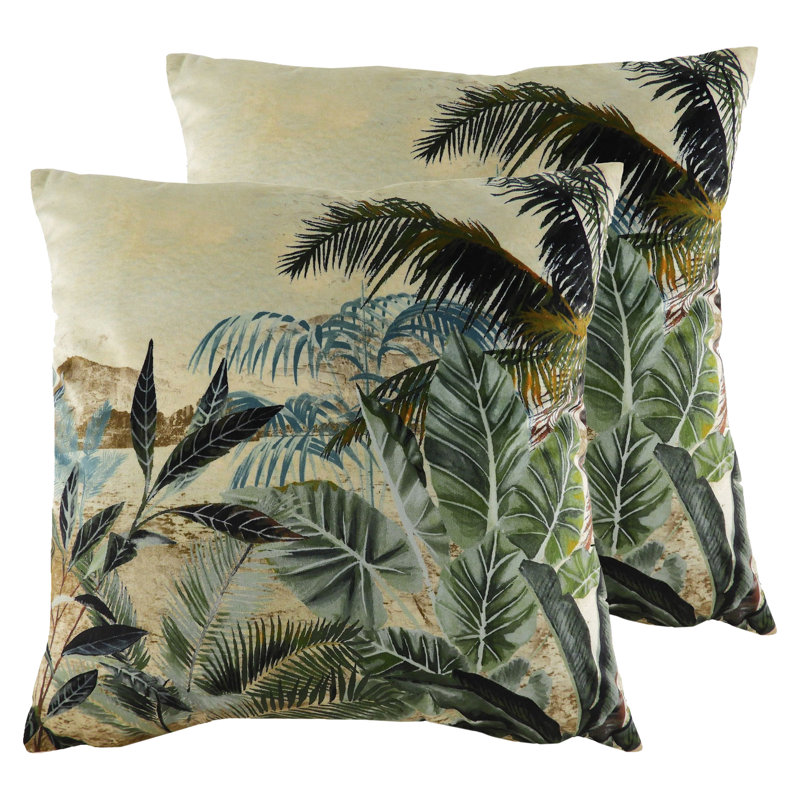 Floral Square Throw Cushion