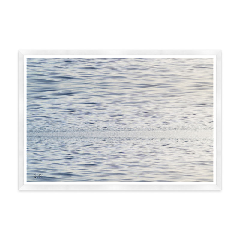 Abstrait énergie noir et blanc, Cadre blanc, H 35,5 po x l 54,75 po x P 1,5 po