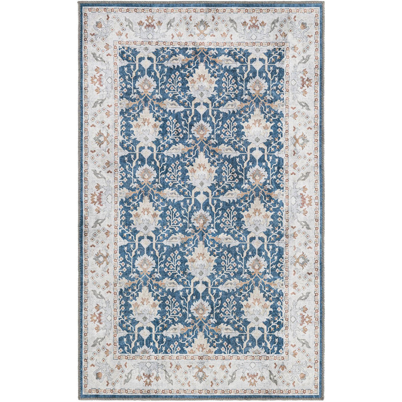 Mochnick Performance Chenille Floral Indoor Rug, Rectangle 3'6" x 5'6"