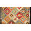 Tapis rouge / beige / brun en laine touffeté à la main Jadarrien-31335738