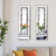 2 Piece Glass Wall Bath Sconce Set