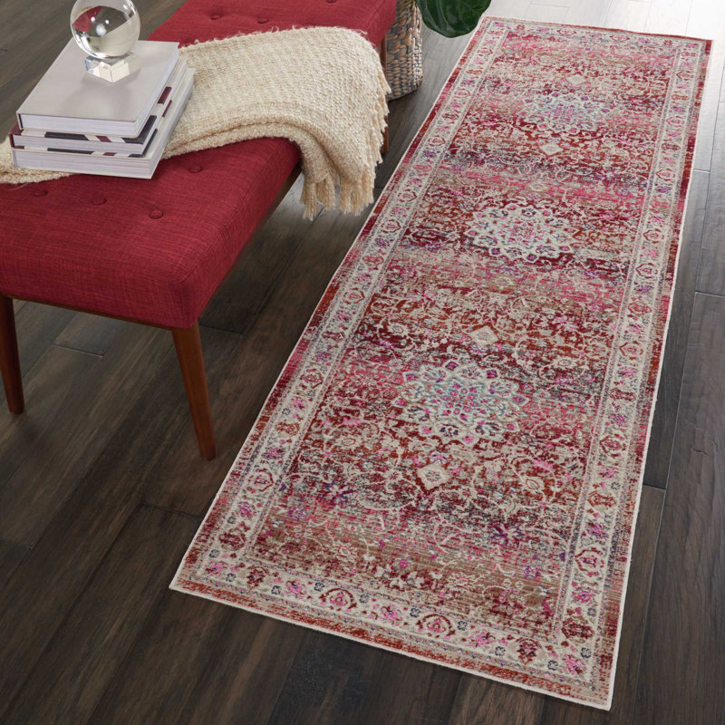 Lowndes Oriental Indoor Rug, Rectangle 2' x 6'