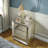 Damiyan 22'' W Glass Nightstand