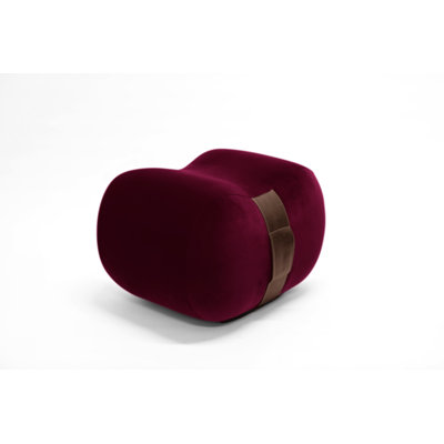 Repose-pieds standard en velours de 22 po Milo