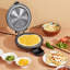Cafetière électrique Quesadilla noire antiadhésive 9 pouces avec verrou de couvercle Infuse