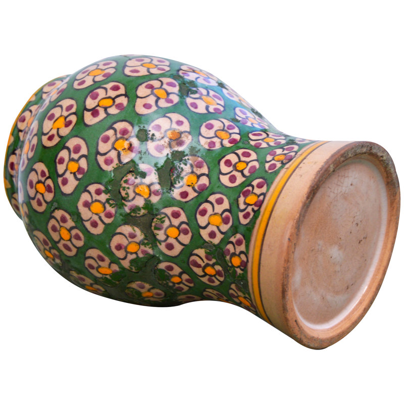 Afro-Moresque Handmade Ceramic Table Vase