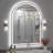 Molly Arched LED Front Light and Backlit Anti-Fog Wall Bathroom/ Vanity Mirror-1560225760