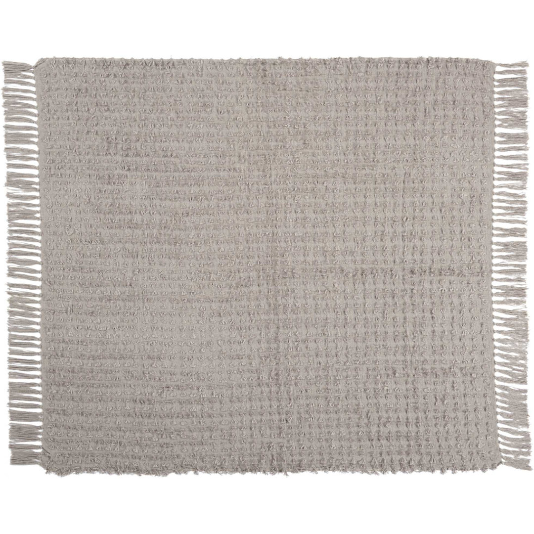  Textured Cotton Throw Mina Victory 