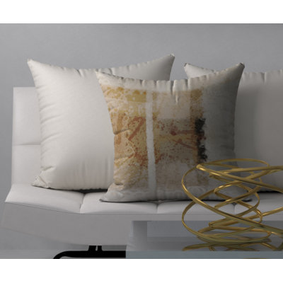 Abstract Throw Pillow