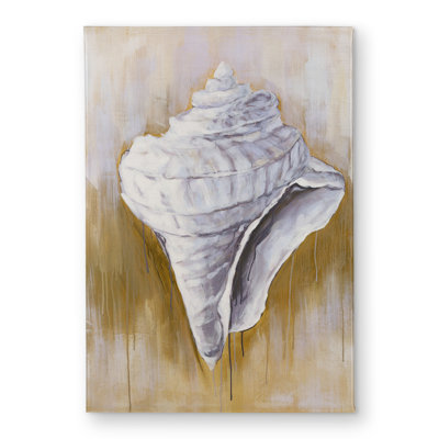 Conical Shell Beach Brown Door Mat - Indoor Outdoor Decor