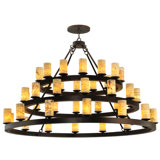 Rustic Lodge 42 - Light Chandelier