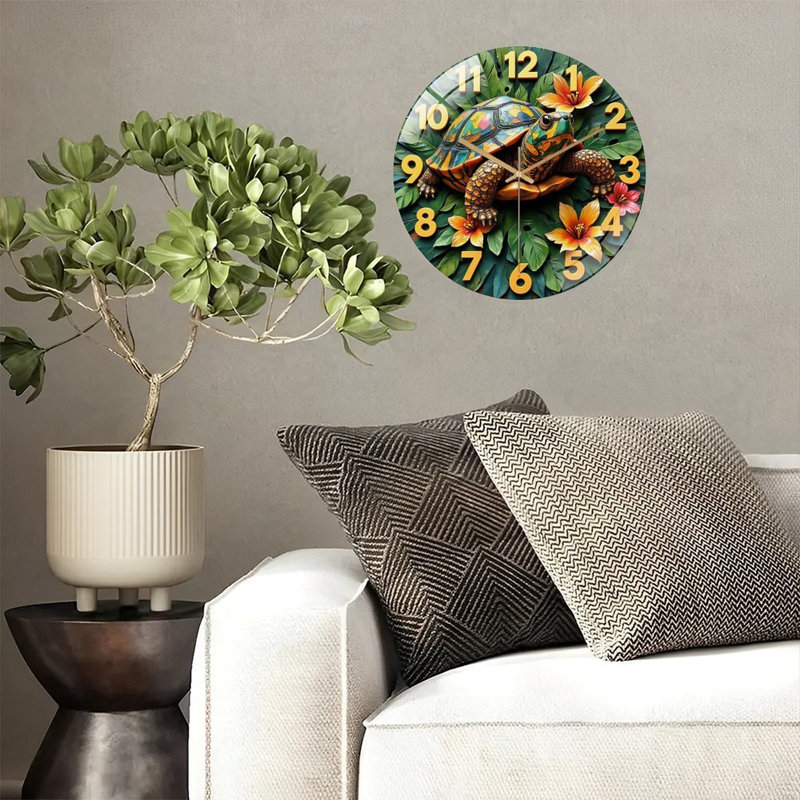 Horloge murale Turtle