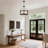 6 - Light 18.9'' Dimmable Modern Drum Candle   Chandelier With Glass Shape-813191127