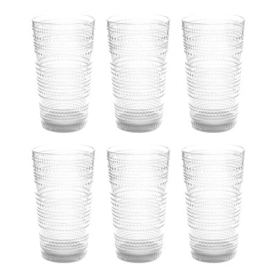 Chaplin Ribbed Drinking Glass