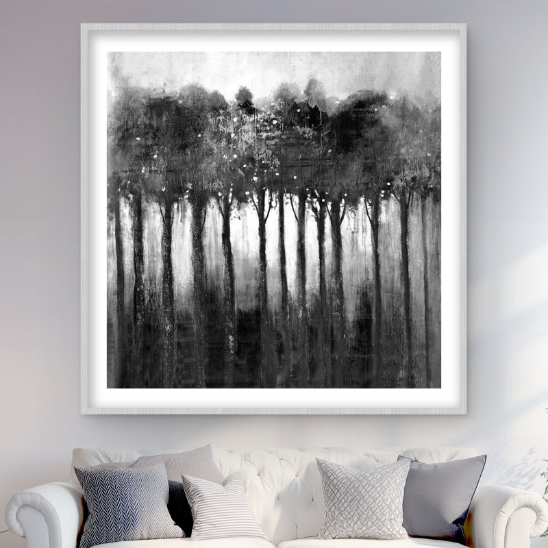 Monochromes - impression encadrée paysage noir et blanc