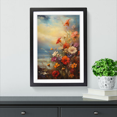 Wildflowers Romanticism Art - Framed Print
