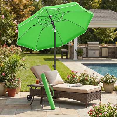 1.6 m Parasol, UPF 50 Plus Beach Umbrella, Fibreglass Ribs