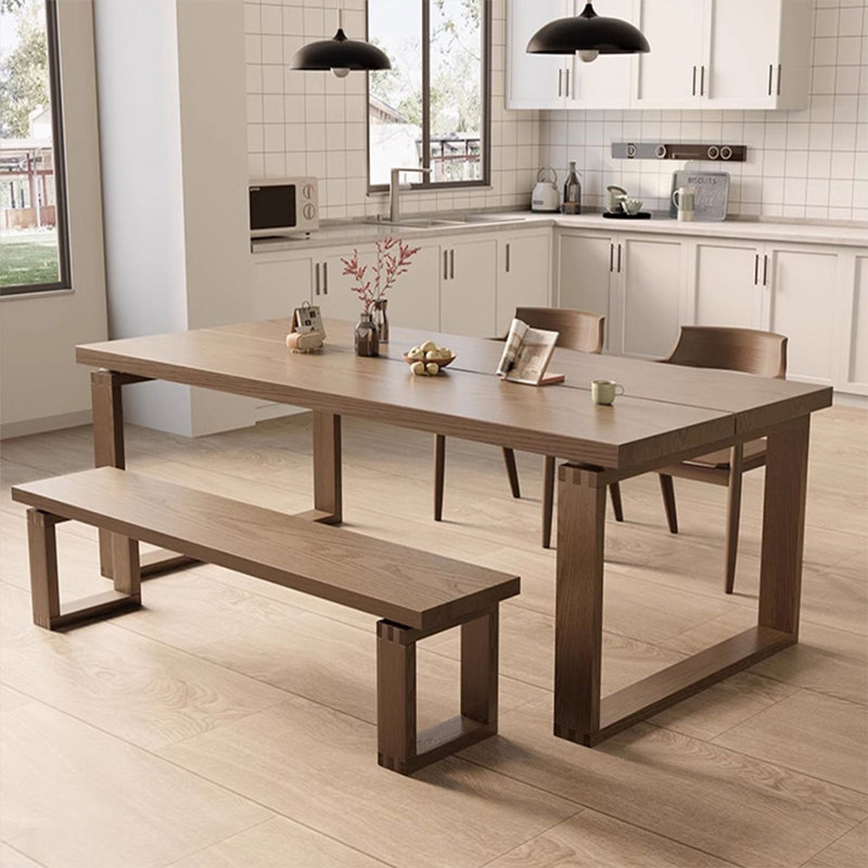 Table basse rectangulaire rectangulaire pour la salle à manger / cuisine, H 29,5 po x L 55,1 po x l 27,6 po