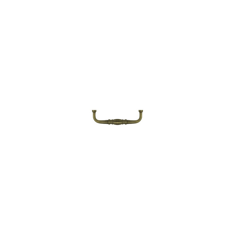 Colonial Bar / Handle Pull, Antique Brass