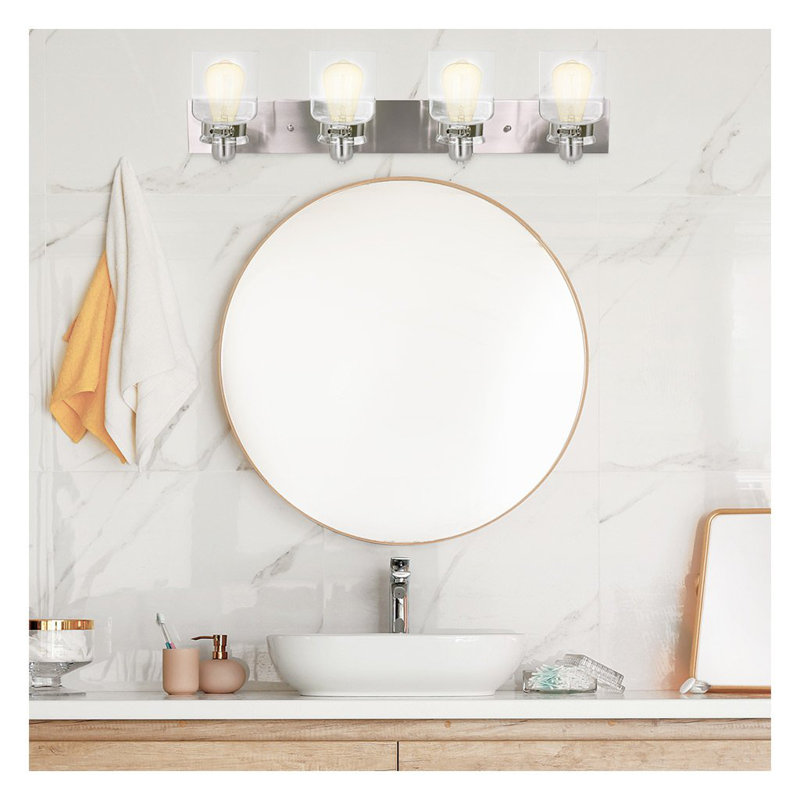 Dimmable Vanity Light, Brushed Nickel