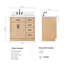 Meuble-lavabo simple en bois massif 36 po Tidworth avec plateau en quartz Carrara de 1,5 po-1751451066-1763275037-1763275034