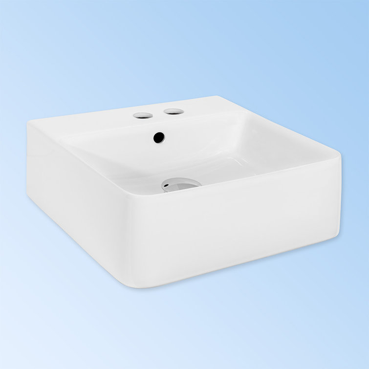 LACAVA Aquamedia 5072b Wall Mount Or Above Counter Sink Wayfair